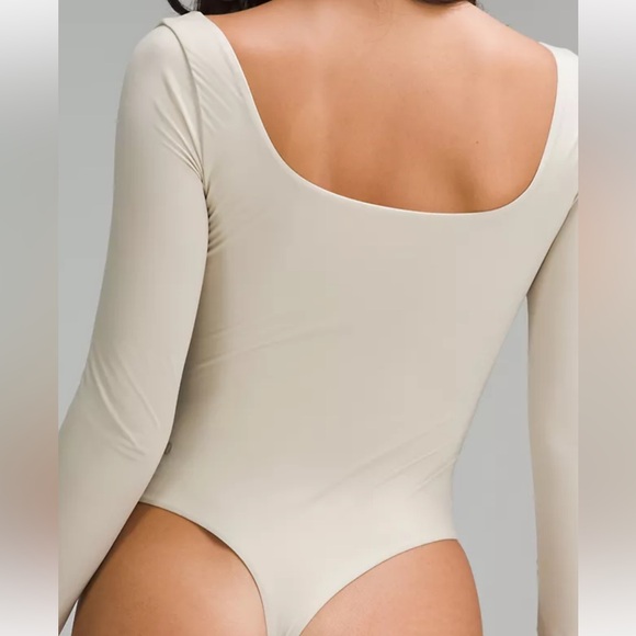 LULULEMON NULU SQUARE NECK LONG SLEEVE BODYSUIT NWT - Picture 5 of 9